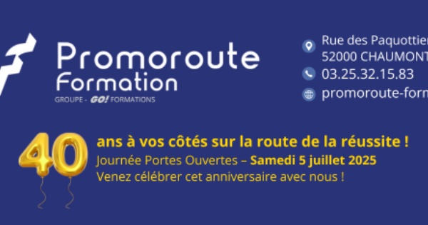 Aperçu du projet Promoroute Formation